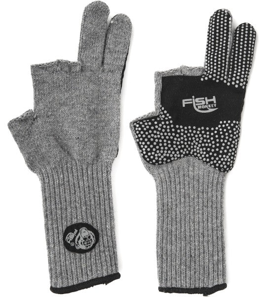 fish explorer handschuh Fish Monkey Bauers Grandma Two Finger Wool Glove
