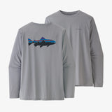 Patagonia M's L/S Cap Cool Daily Fish Graphic Shirt